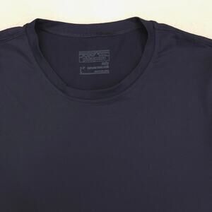 Patagonia Capilene Baselayer Short Sleeve Crew Neck T-Shirt Mens Size L Navy